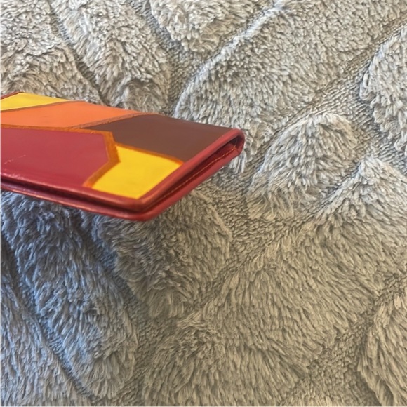 YSL Yves Saint Laurent Colorful Patchwork Wallet - Picture 5 of 8